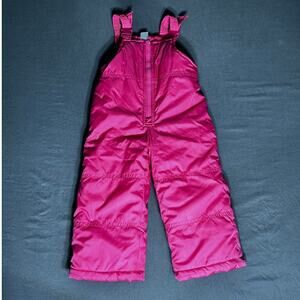 Carters Girls Pink Snow Bib Outdoor Winter Size 2T